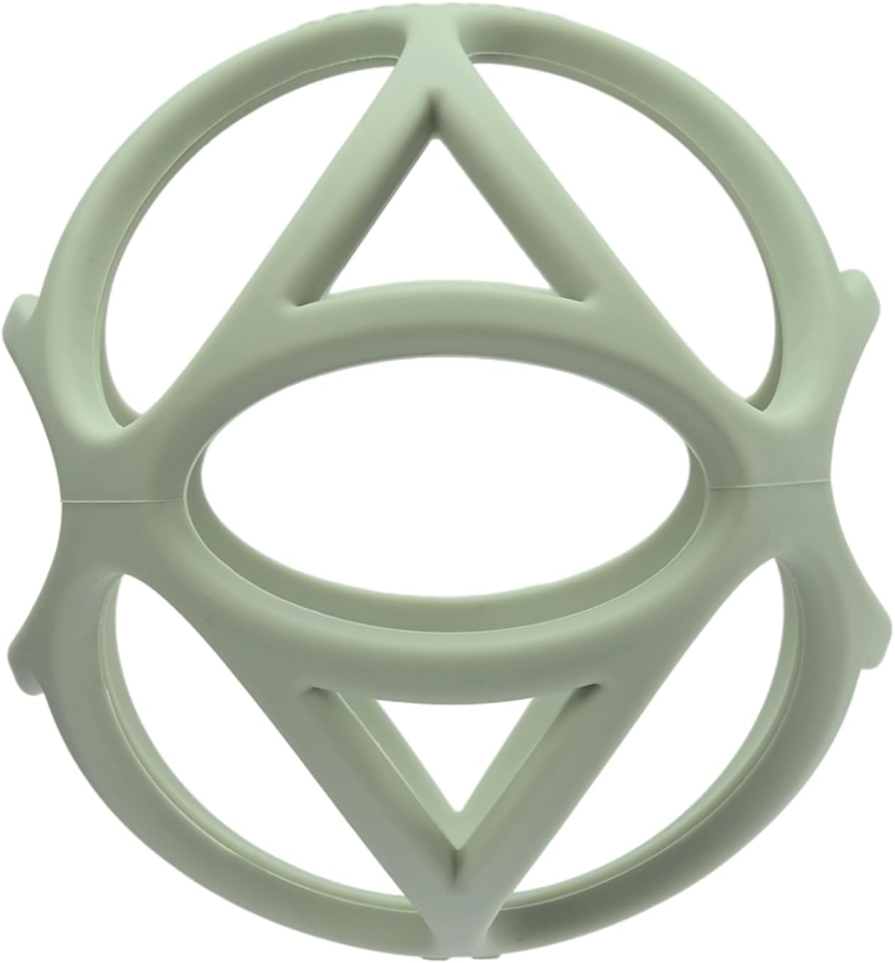 Little Dutch 2012521 palla da gioco/palla da dentizione in silicone - verde