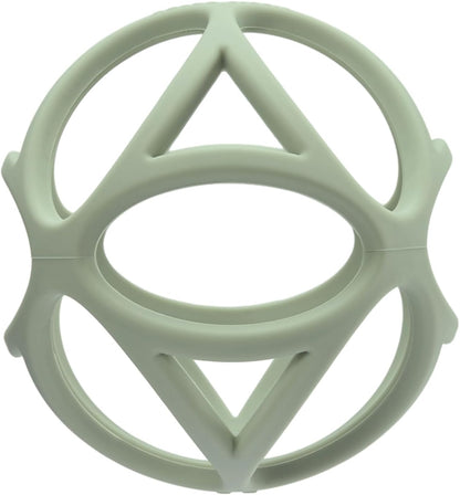 Little Dutch 2012521 palla da gioco/palla da dentizione in silicone - verde
