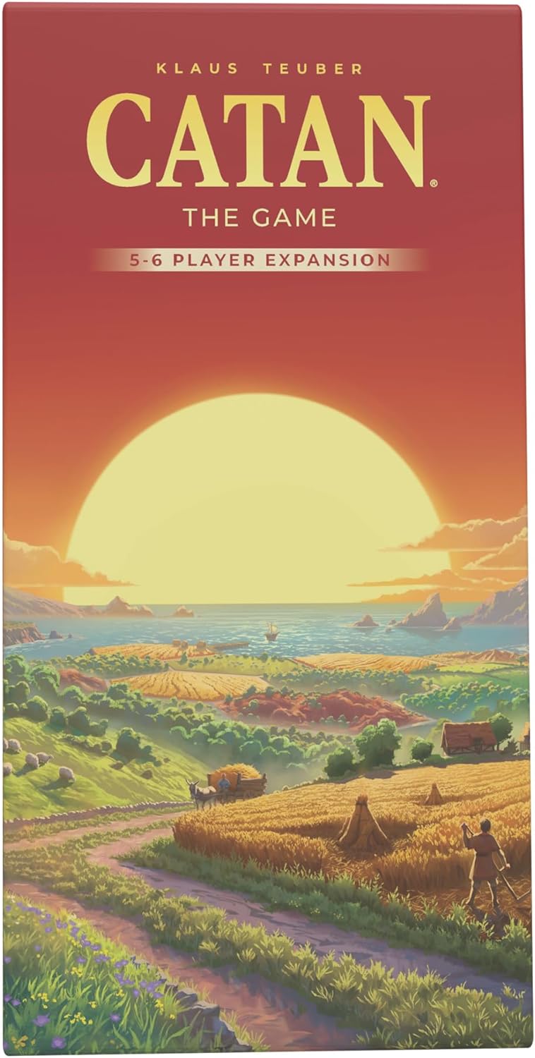 CATAN 6ª edición de expansión de 5 a 6 jugadores | Juego de mesa | A partir de 10 años | 3-6 jugadores | 60-90 minutos de tiempo de juego