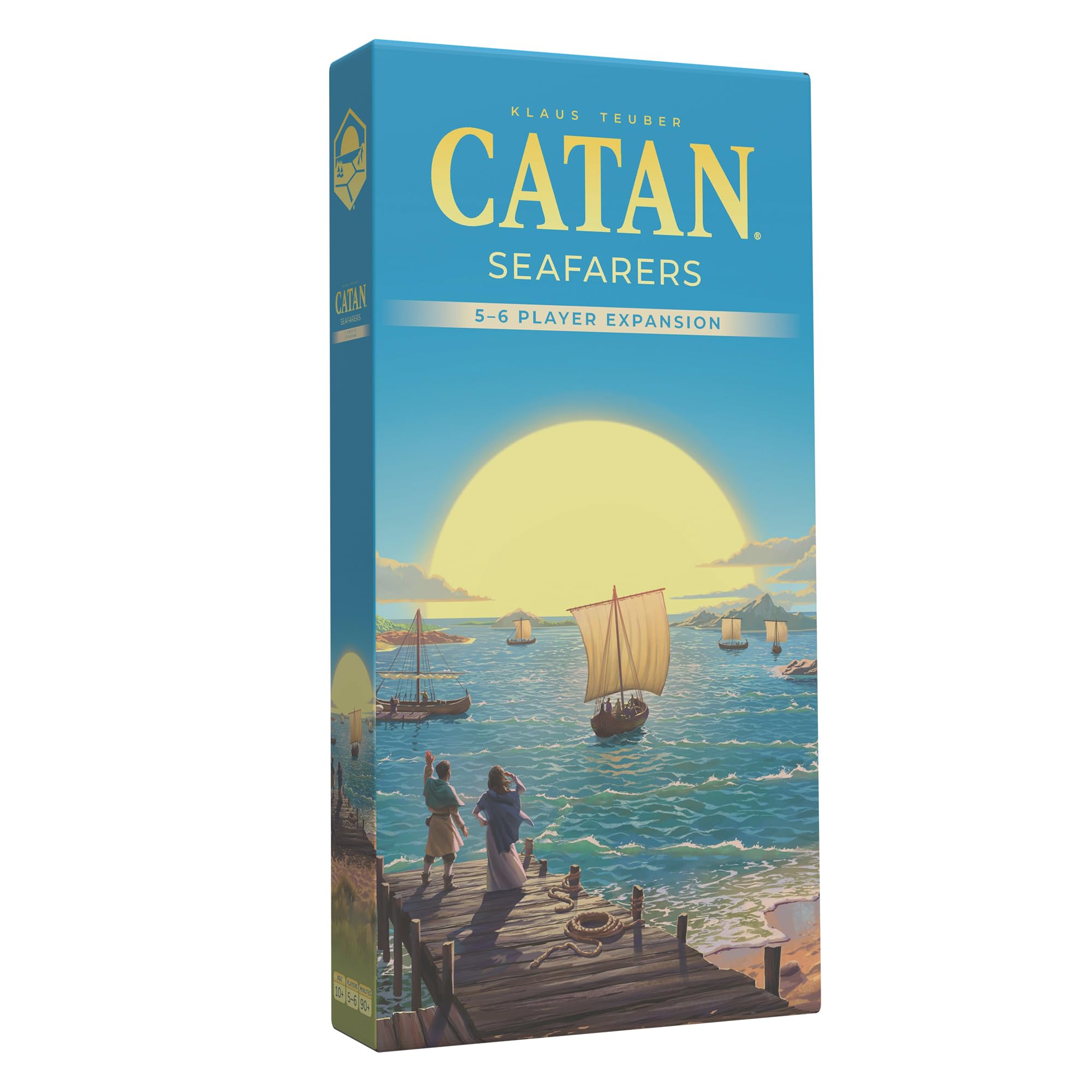 CATAN Extension de jeu de société Seafarers 5-6 joueurs 6e édition | Extension de jeu de société | À partir de 10 ans | 3 à 6 joueurs | Temps de jeu de 60 à 90 minutes