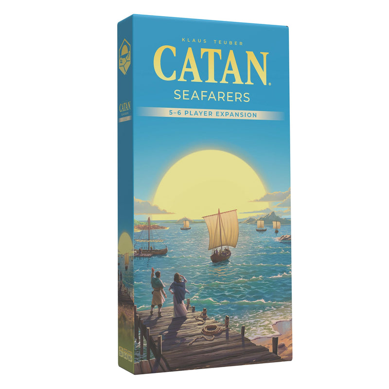 CATAN Extension de jeu de société Seafarers 5-6 joueurs 6e édition | Extension de jeu de société | À partir de 10 ans | 3 à 6 joueurs | Temps de jeu de 60 à 90 minutes