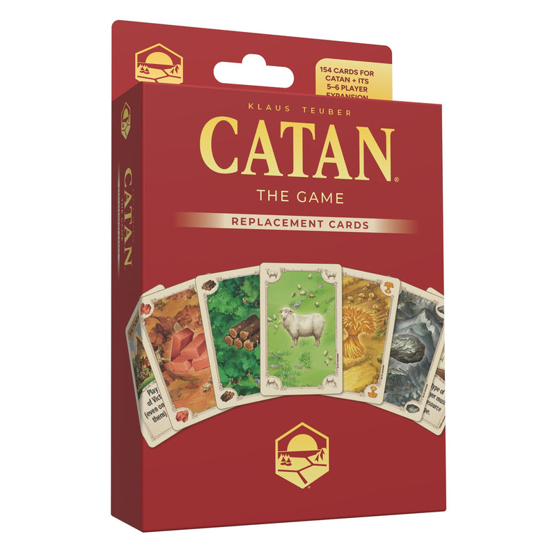 CATAN Base Game Card Accessory (6a edizione) Set completo di ricambio con 95 carte risorse e 25 carte di sviluppo, Made Studio