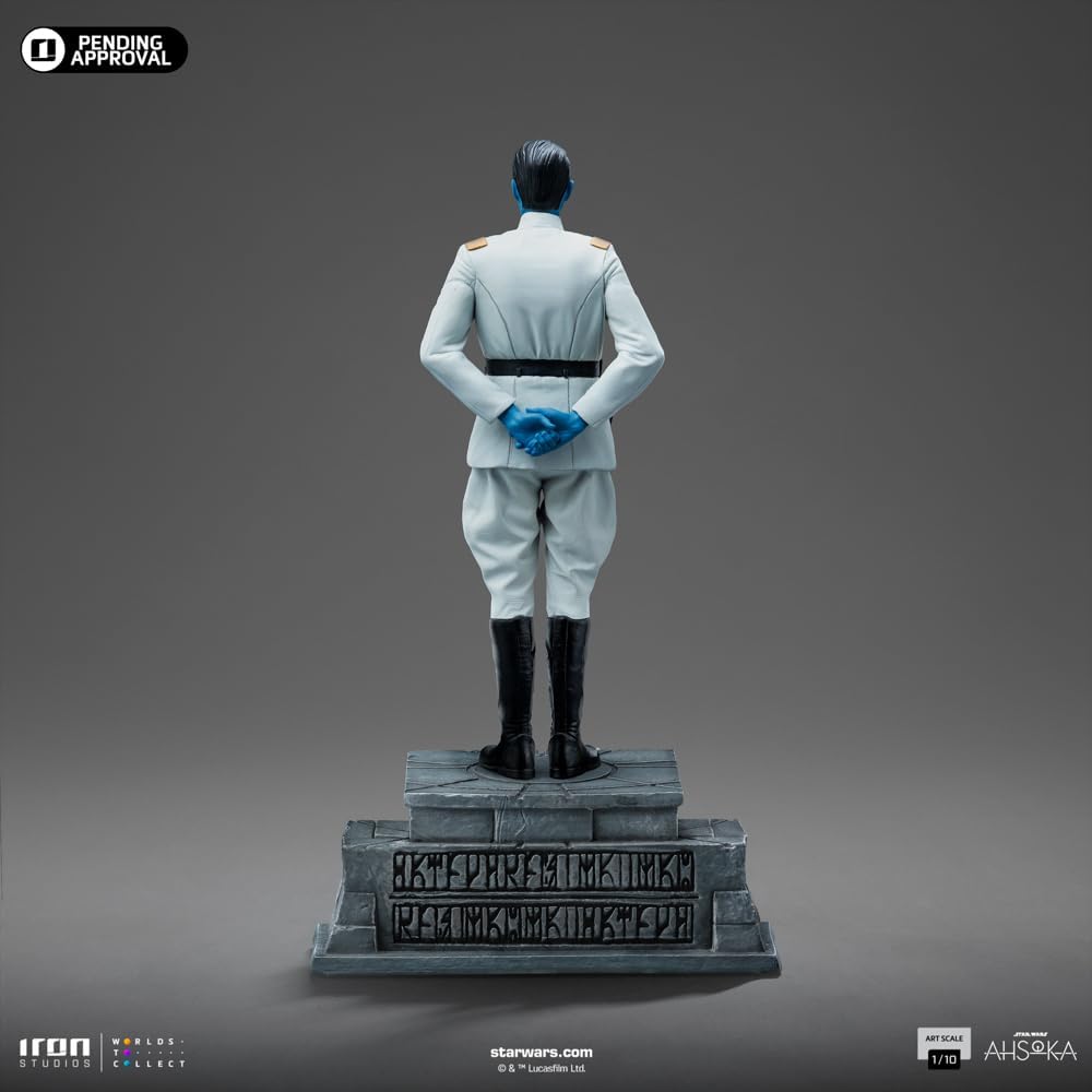 Iron Studios Collectible Statue Grand Admiral Thrawn - Star Wars - Art Scale 1/10 Multicolor Polystone 9.6 inches 24,5 cm