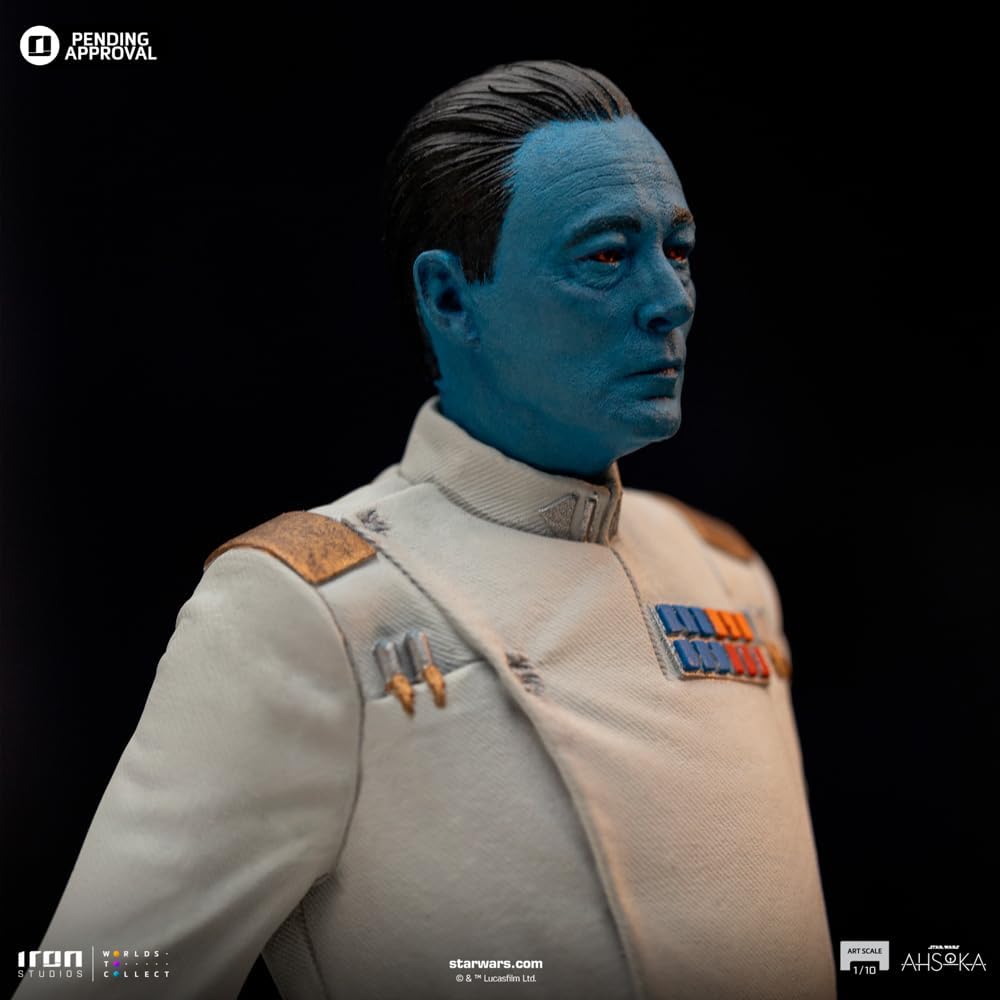 Iron Studios Collectible Statue Grand Admiral Thrawn - Star Wars - Art Scale 1/10 Multicolor Polystone 9.6 inches 24,5 cm
