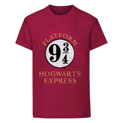 HARRY POTTER Childrens/Kids Hogwarts Express T-Shirt (12-13 Years) (Maroon