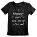 Harry Potter - Swear Solemnly - Unisex T-Shirt (5-6 Years) Black
