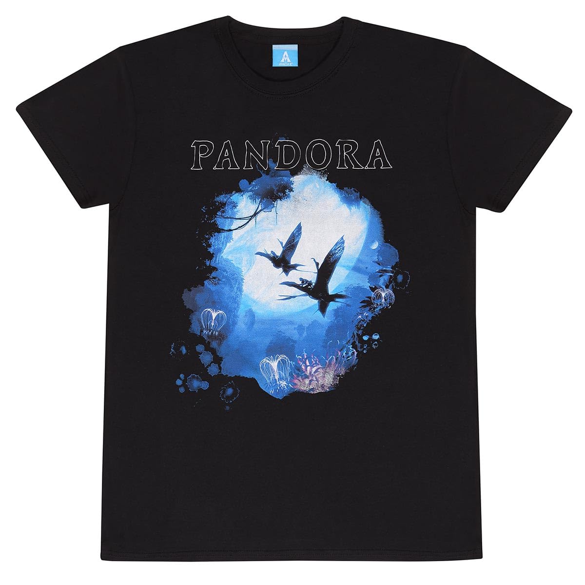 Avatar 2 - Pandora (Unisex Black T-Shirt) Large