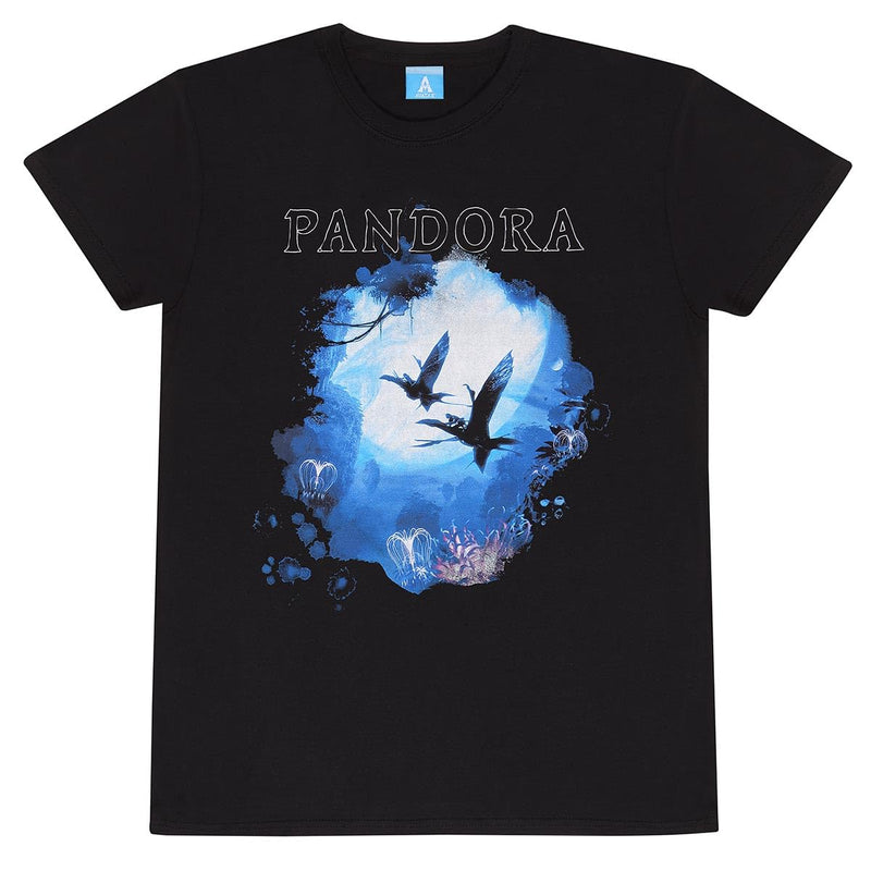 Avatar 2 - Pandora (Unisex Black T-Shirt) Large