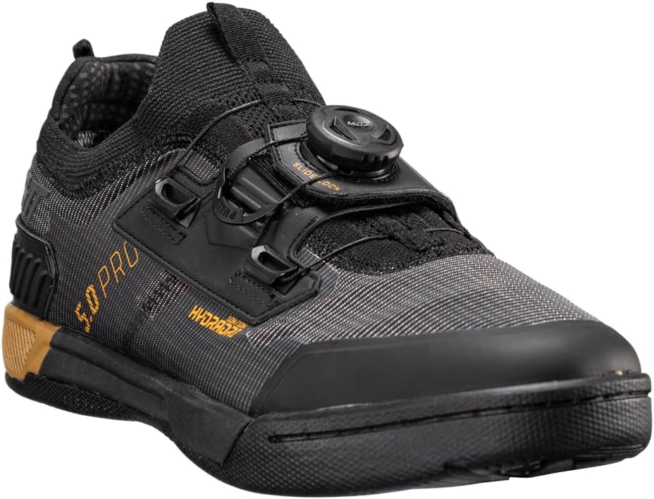 Leatt Unisex's 6009554087219 HydraDri 5.0 Proclip shoes-black-10.5 US / 44.5 EU, Multicoloured, Standard Size