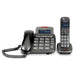 Emporia TALKHOME Combi TH-21ABB Combination DECT Corded Telephone - Black/Silver