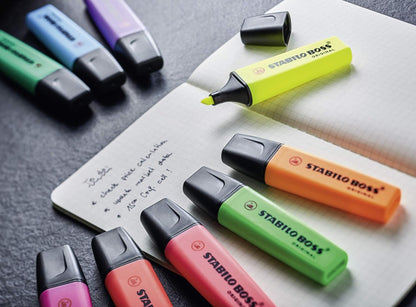 Highlighter - STABILO BOSS ORIGINAL - Pack of 10