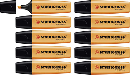 Highlighter - STABILO BOSS ORIGINAL - Pack of 10