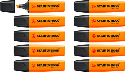 Highlighter - STABILO BOSS ORIGINAL - Pack of 10