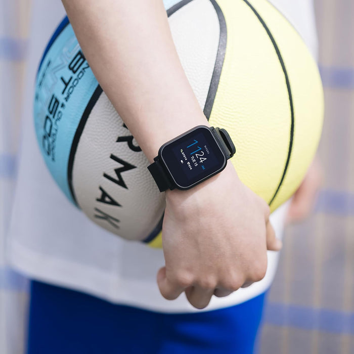 Tikkers Teen Series 10 Zwart Smart Horloge en Oordopjes Set TKS10-0002-SETARG, Zwart, Modern