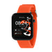 Tikkers Smart Series 13 Orange Silicone Strap Smart Watch
