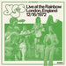 Live at the Rainbow, London, England, 12/16/1972 (RSD25 EX)