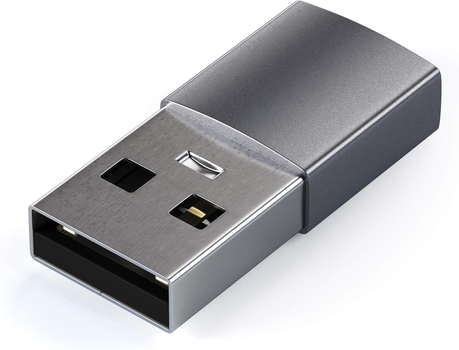 Satechi Type-A to Type-C Adapter Converter - USB-A Male to USB-C Female - Compatible with iMac, MacBook Pro/MacBook, Laptops, PC, Computers and More (Space Grey