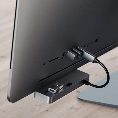 Satechi Type-A to Type-C Adapter Converter - USB-A Male to USB-C Female - Compatible with iMac, MacBook Pro/MacBook, Laptops, PC, Computers and More (Space Grey