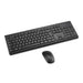 Kensington KM150 EQ Wireless Keyboard and Mouse Combo Set for Windows and MacOS, USB 2.4 GHz Nano Receiver, Full-Size Numpad Keyboard, 1200 DPI Silent Click Mouse (QWERTY UK Layout Black K75562UK