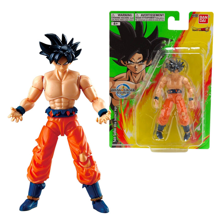 Dragon Ball Evolve Ultra Instinct Sign Goku Action Figure - 12.5cm Dragon Ball Super Anime Toy - Bandai Collectible Action Figure - Anime Gifts for Fans