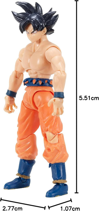 Dragon Ball Evolve Ultra Instinct Sign Goku Action Figure - 12.5cm Dragon Ball Super Anime Toy - Bandai Collectible Action Figure - Anime Gifts for Fans