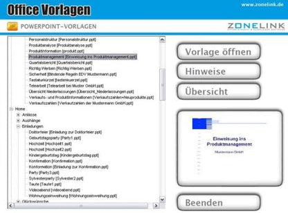 OFFICE VORLAGEN PROFESSIONAL 2007
