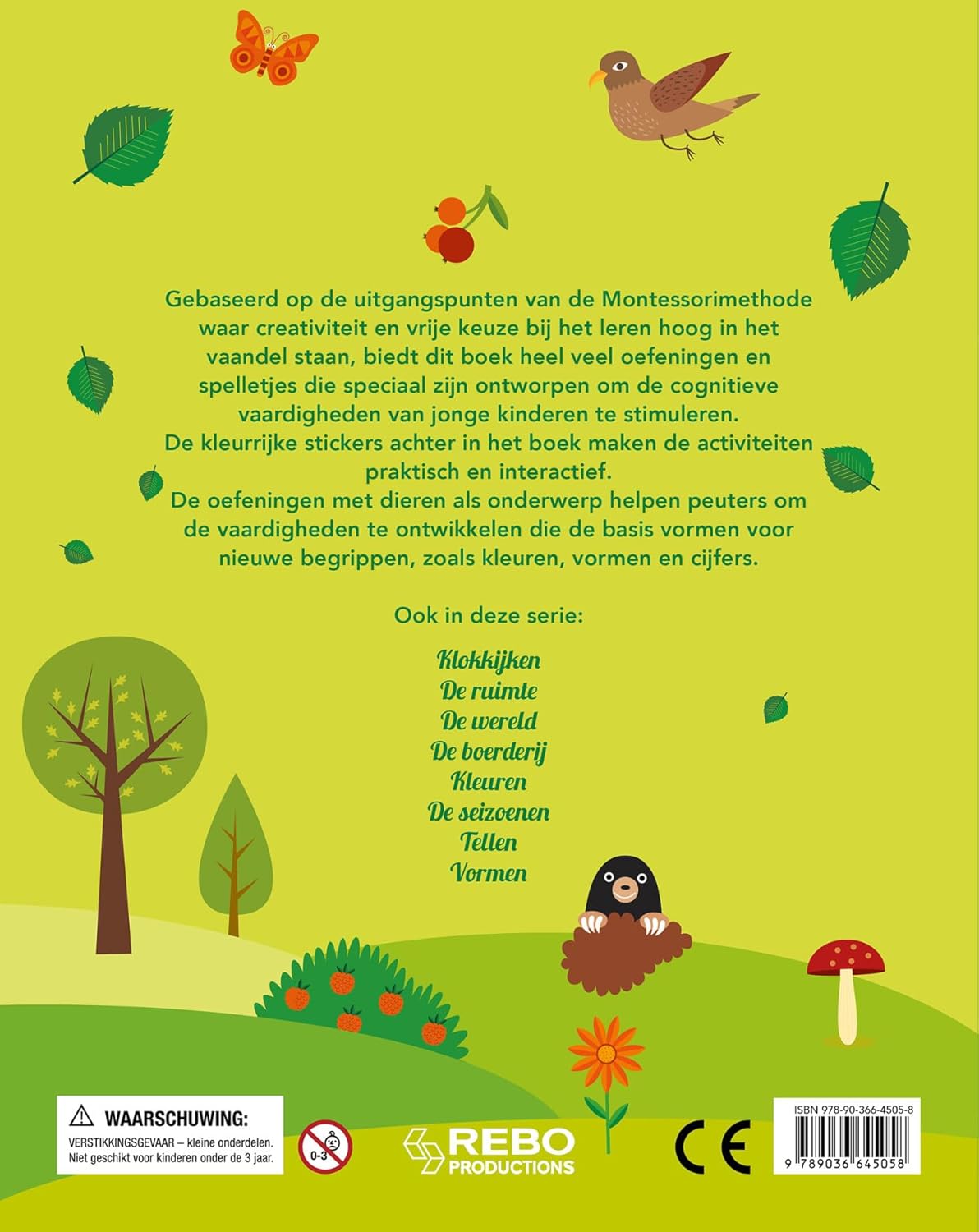 Dieren in het bos - Mijn leukste oefenboek: De Montessorimethode: groeien door te doen