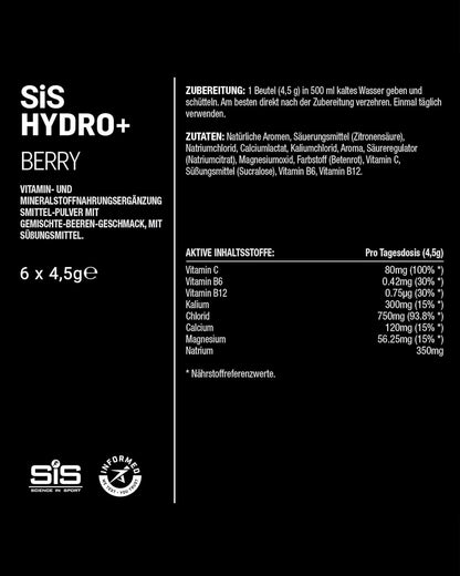 Hydro+ Stick Powder Berry - 4.5g - Pack of 6
