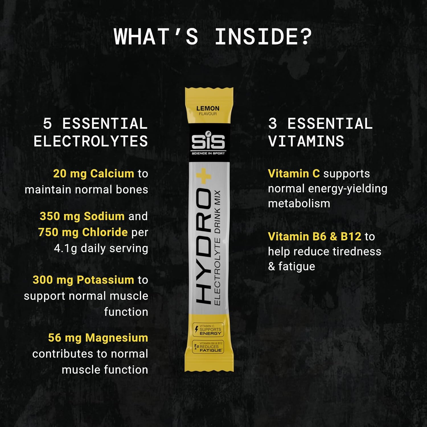 Hydro+ Stick Powder Lemon - 4.5g - Pack of 6