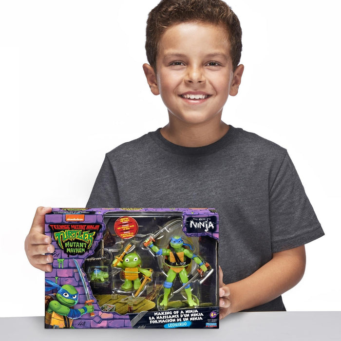 TEENAGE MUTANT NINJA Pack Évolution de Leonardo (3 pièces