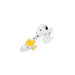 Peanuts 925 Sterling Silver Snoopy Woodstock Adjustable Ring