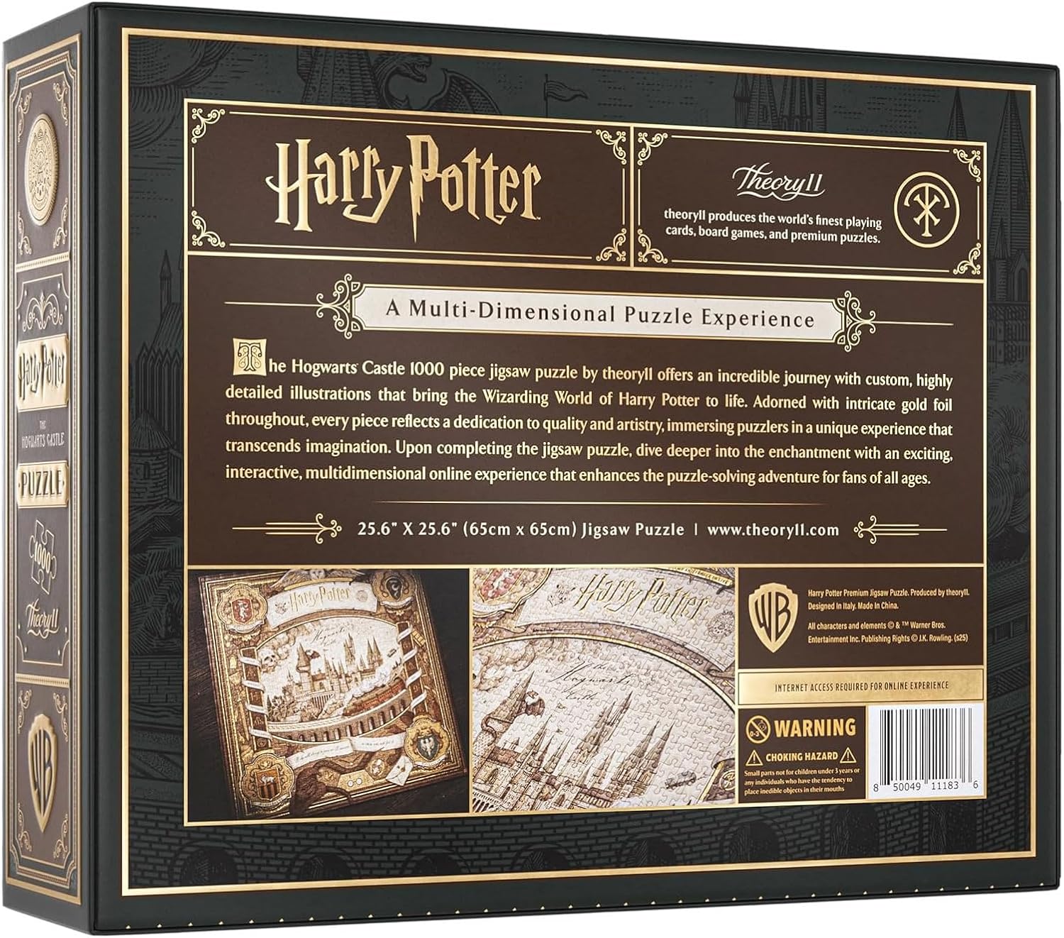 theory11 Harry Potter Jigsaw Puzzle - 1,000 Piece Jigsaw Puzzle - Officially Licensed Harry Potter Merchandise & Collectibles - Precision Fit and Premium Quality - Intermediate Puzzle