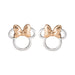 Minnie Mouse Silver and Rose Gold Earrings E901880TL