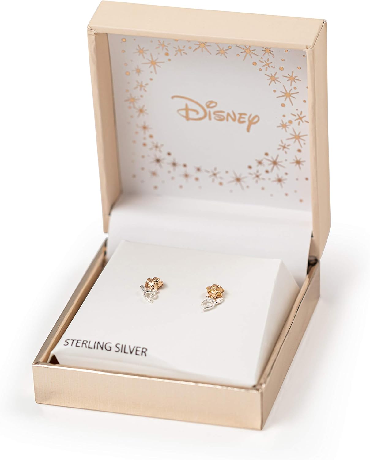 Disney Princess Silver and Rose Gold Earrings E905453TL.PH