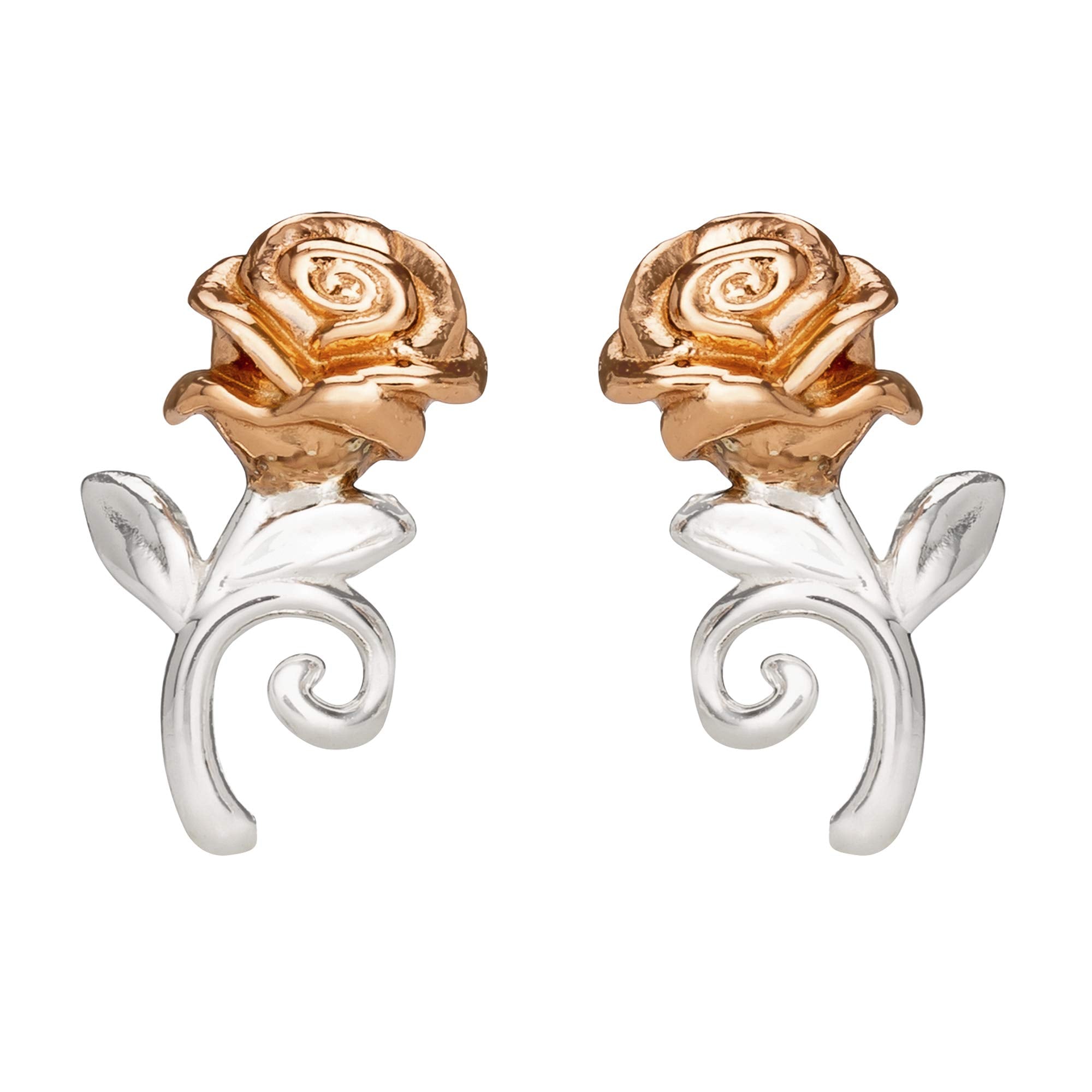 Disney Princess Silver and Rose Gold Earrings E905453TL.PH