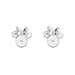 Disney Minnie Mouse Sterling Silver April Birthstone Earrings