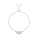 Disney Mickey & Minnie Mouse Two Tone Plated Sterling Silver Stone Set Bracelet B902055Tzwl.Ph