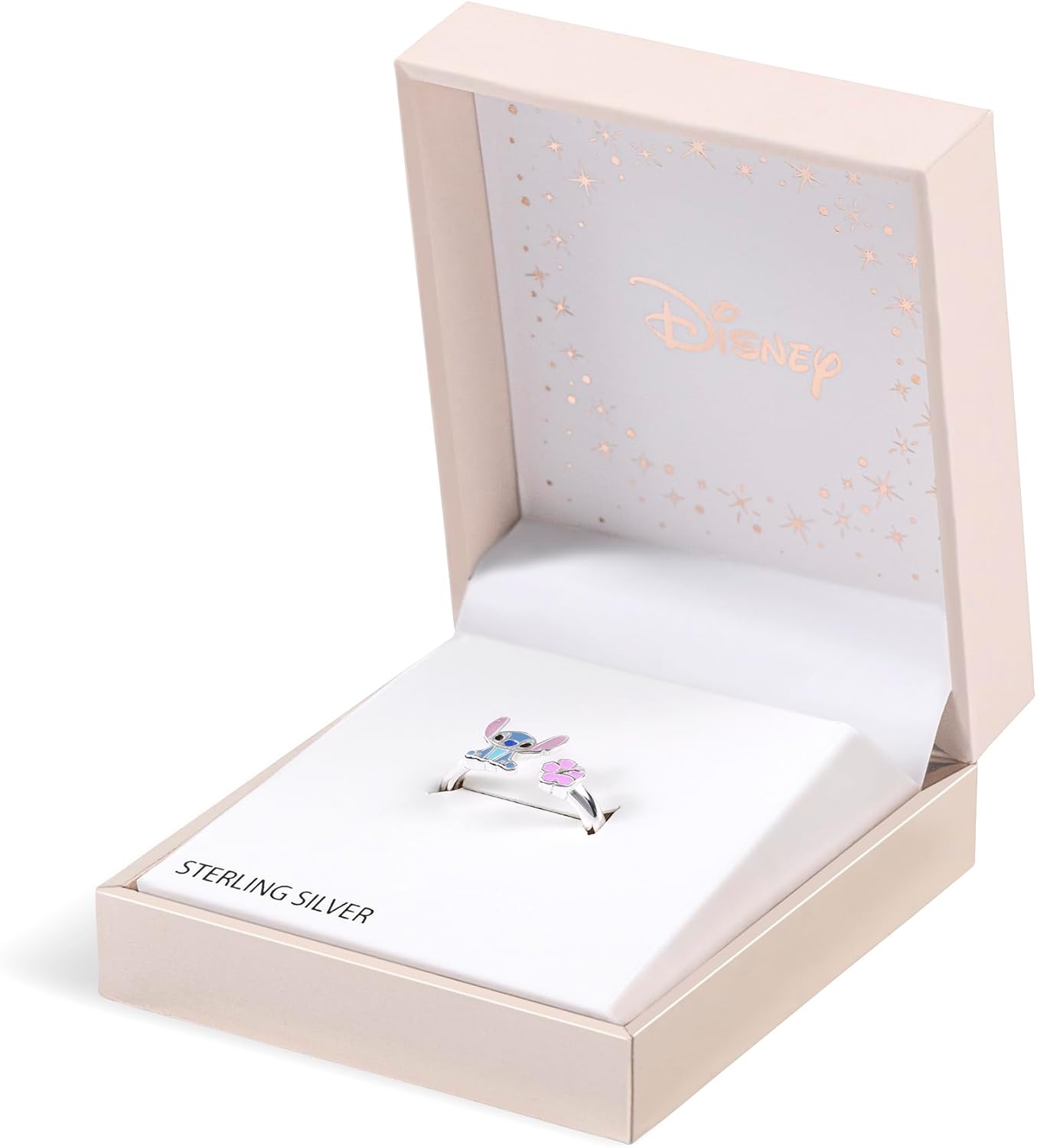 Sterling Silver Stitch And Flower Toe Ring