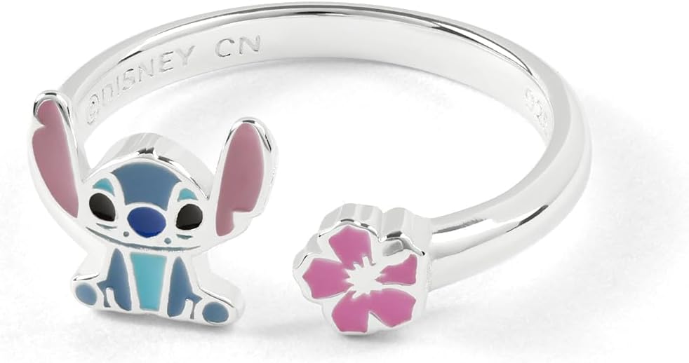 Sterling Silver Stitch And Flower Toe Ring