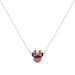 Disney Girls Minnie Mouse Sterling Silver Bow Pendant Necklace N903272SL-18.PH