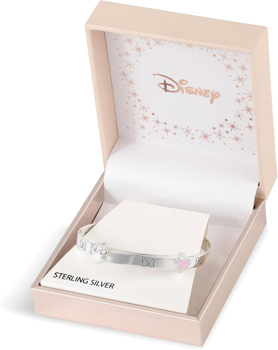 Minnie Mouse Sterling Silver Bow Bangle
