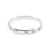 Minnie Mouse Sterling Silver Bow Bangle