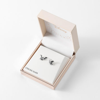 Dumbo Flying Elephant Girls 925 Sterling Silver Stud Earrings