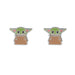 Star Wars The Mandalorian Sterling Silver Enamel Grogu Baby Yoda Stud Earrings