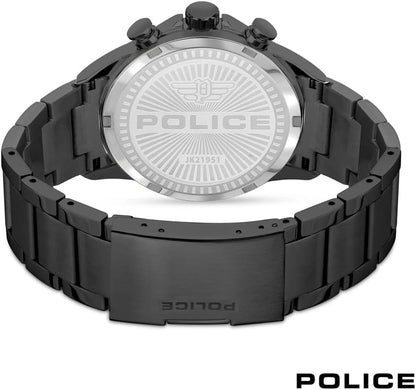 Police Kismet Black Multi Dial Watch