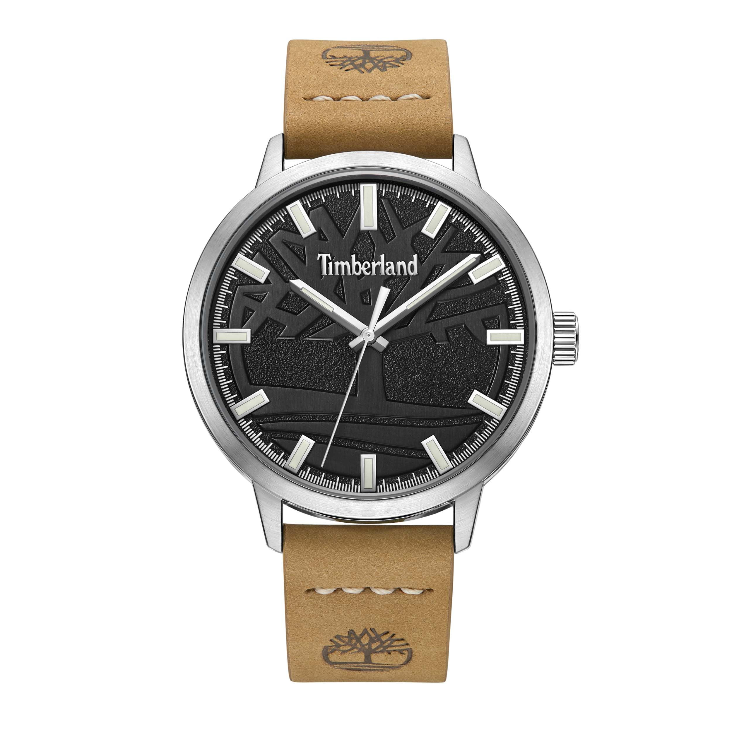 Timberland Goffstown S Tan Leather Strap 3ATM Watch