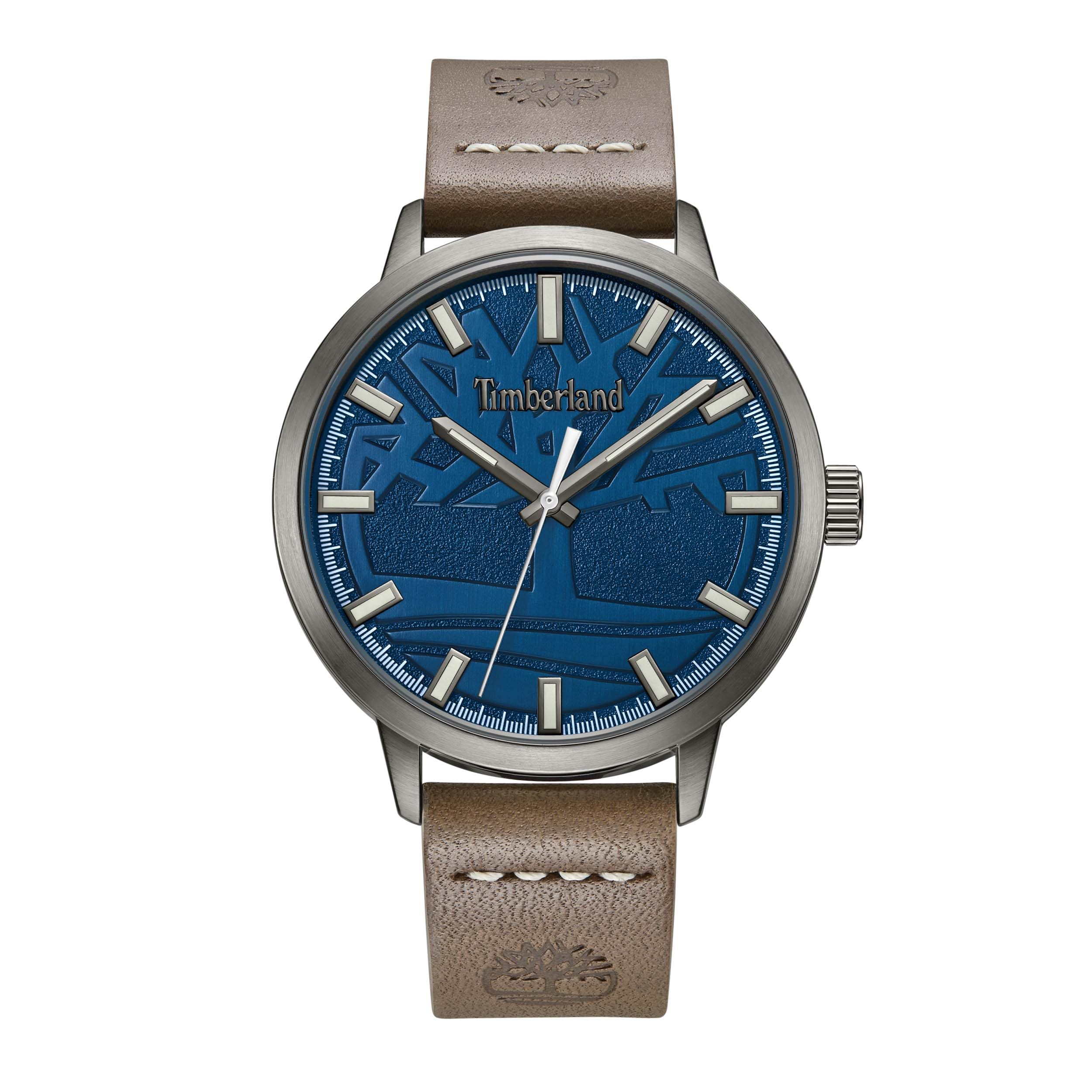 Timberland Goffstown Gun Brown Leather Strap 3ATM Watch