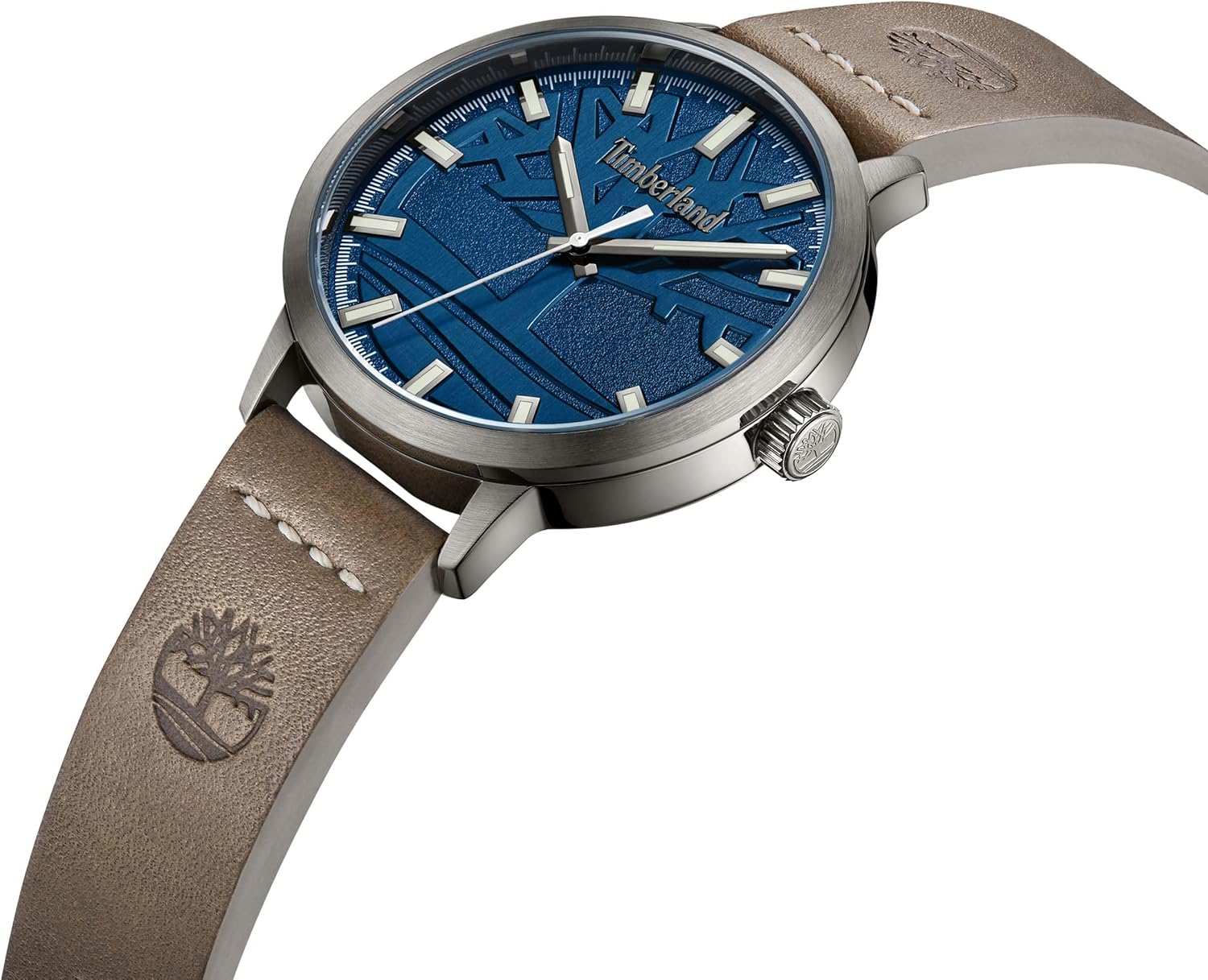 Timberland Goffstown Gun Brown Leather Strap 3ATM Watch