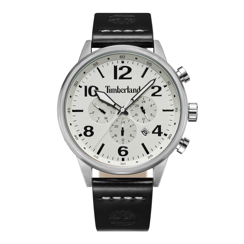 Timberland Myrtle Black Leather Strap 3ATM Watch