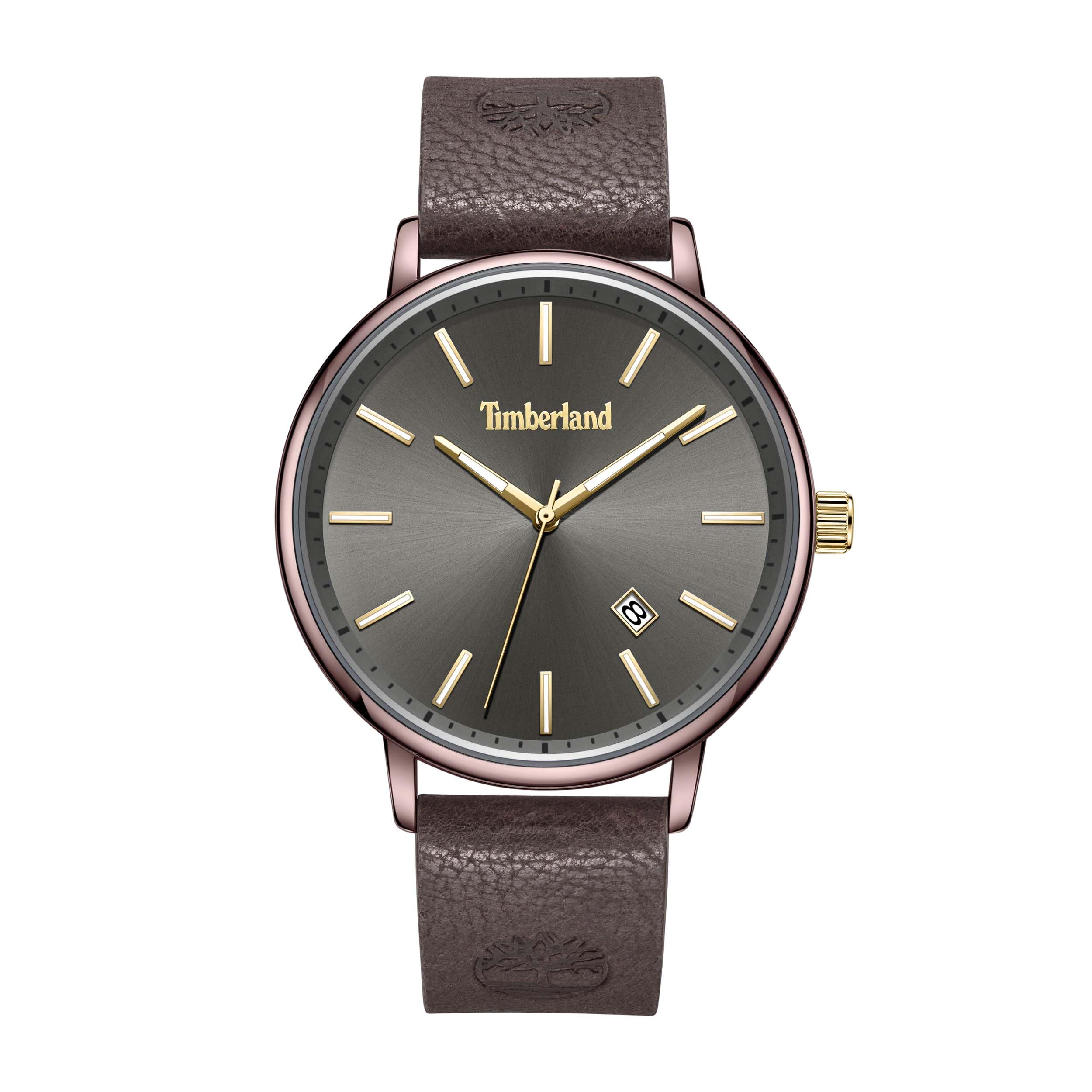 Timberland Spencer Brown Leather Strap 3ATM Watch
